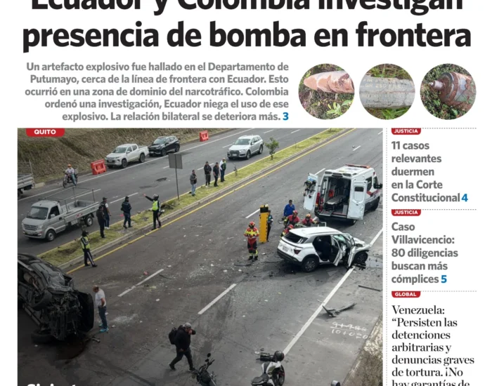 Ecuador y Colombia bajo tensión por presuntos bombardeos en la frontera