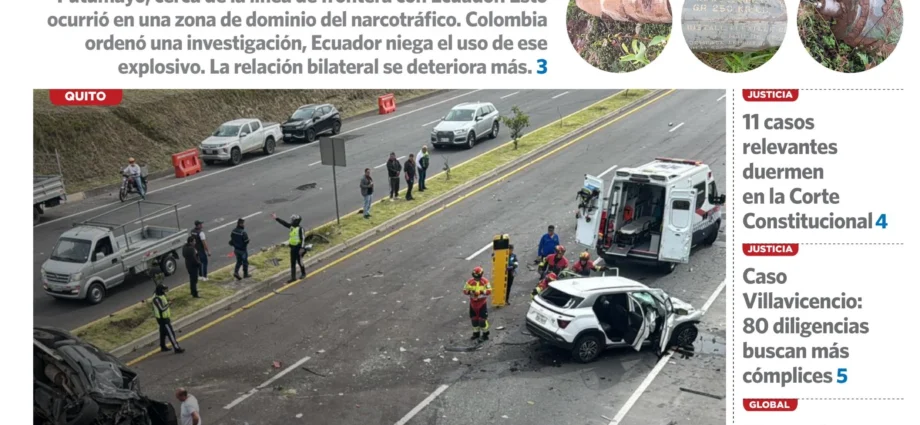 Ecuador y Colombia bajo tensión por presuntos bombardeos en la frontera