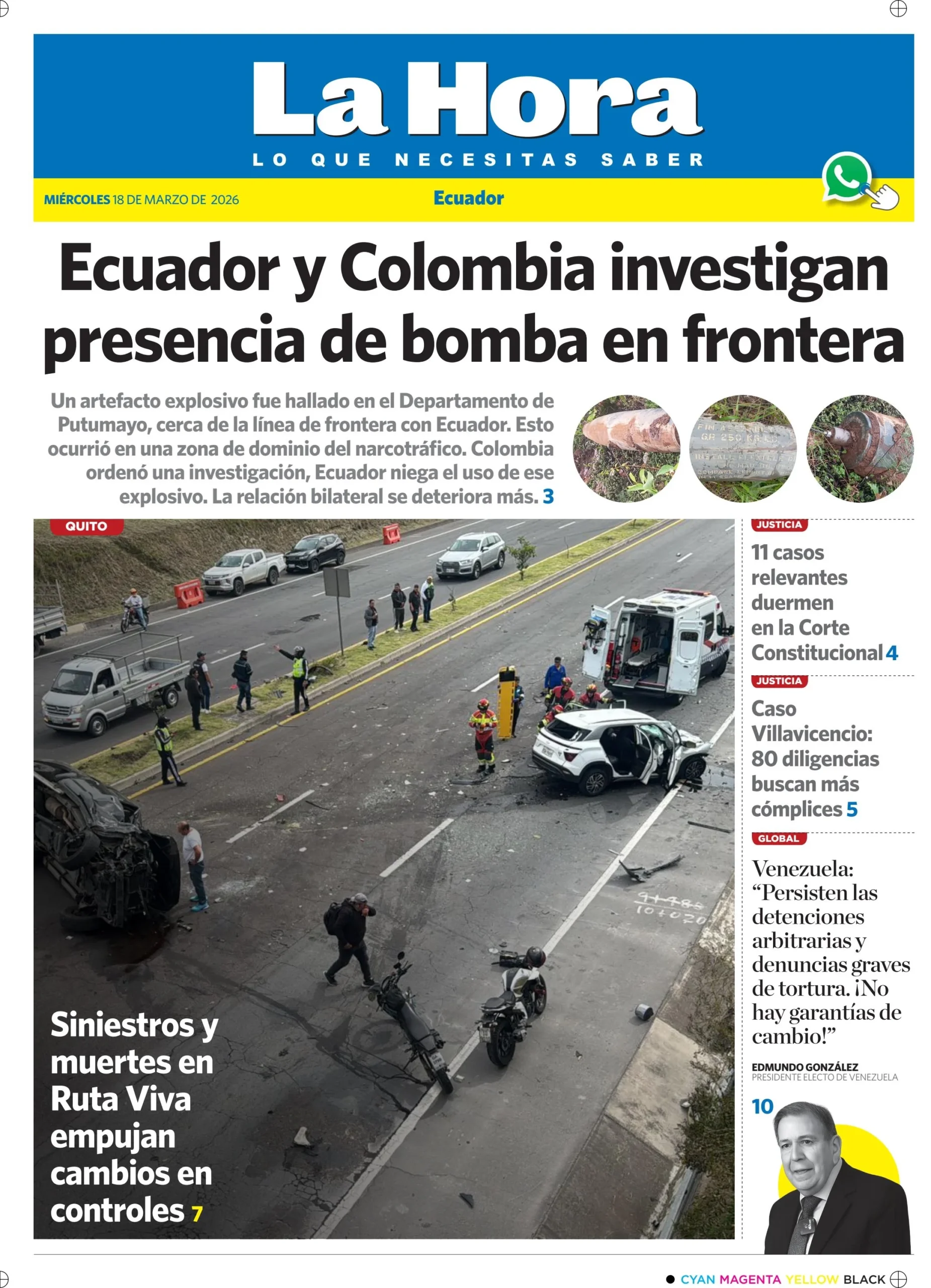 Ecuador y Colombia bajo tensión por presuntos bombardeos en la frontera
