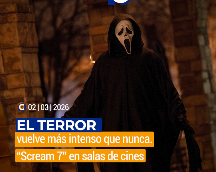 El terror vuelve más intenso que nunca. “Scream 7” en salas de cines