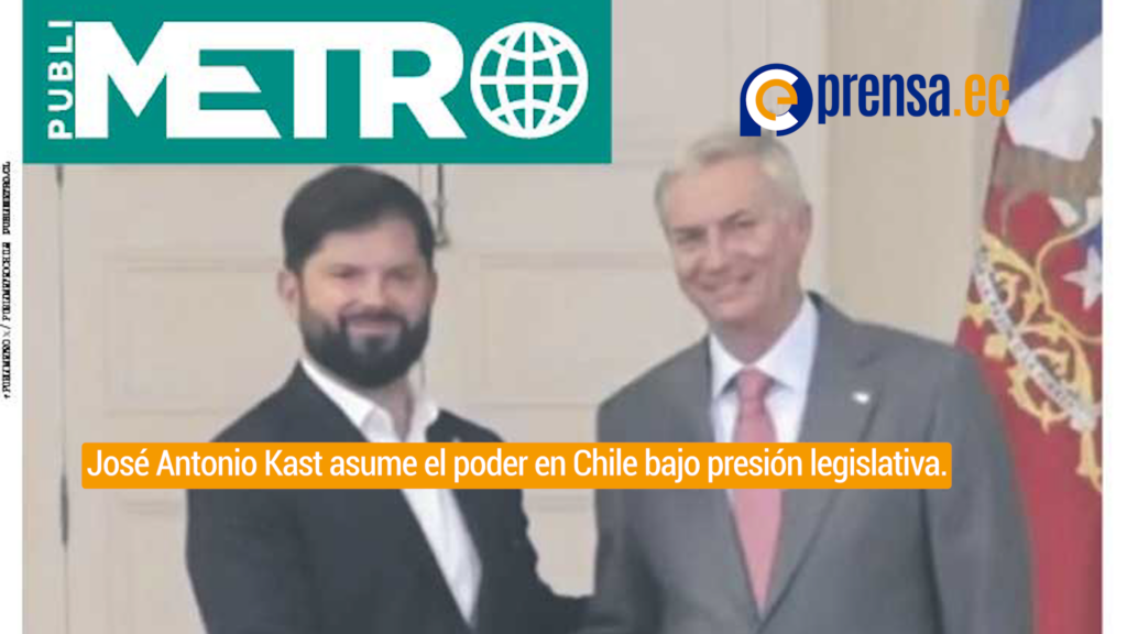 José Antonio Kast asume la presidencia de Chile con urgencias en seguridad