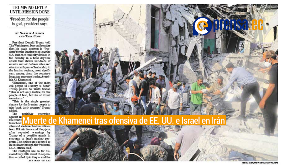 Muerte de Khamenei tras ofensiva de EE. UU. e Israel en Irán