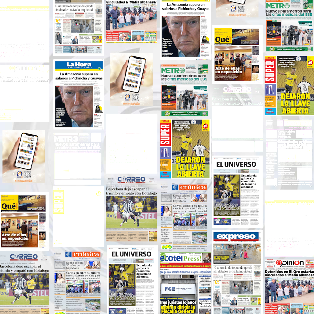 Operativo contra la mafia albanesa y crisis climática marcan la jornada en Ecuador