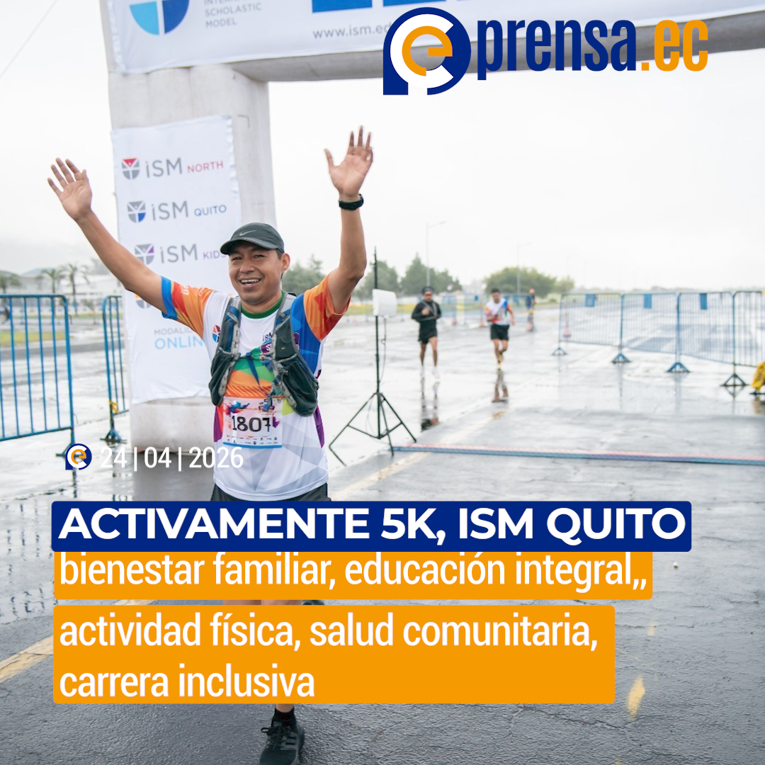 ACTIVAMENTE 5K, ISM Quito, bienestar familiar, educación integral, actividad física, salud comunitaria, carrera inclusiva