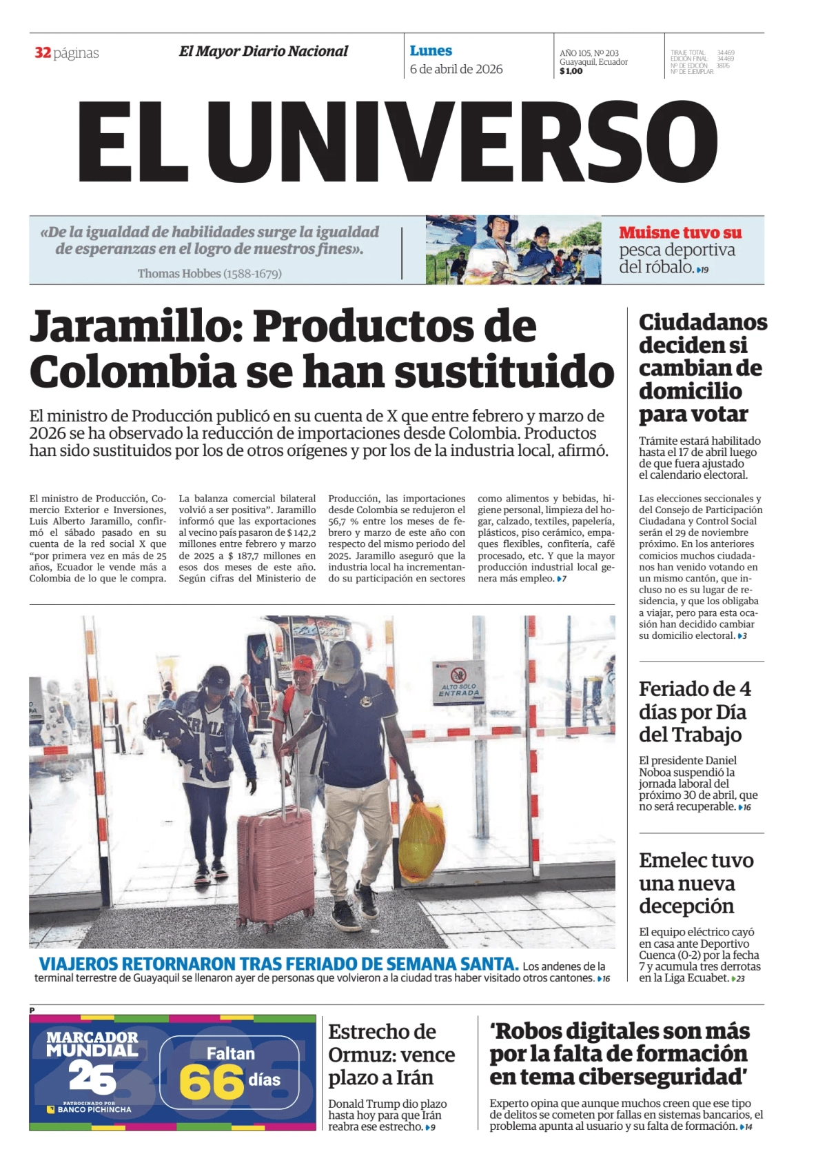 Balanza comercial con Colombia alcanza superávit tras repunte de exportaciones
