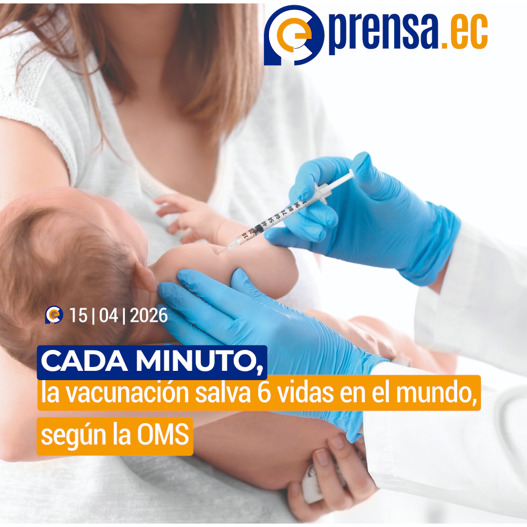 Cada minuto, la vacunación salva 6 vidas en el mundo, según la OMS