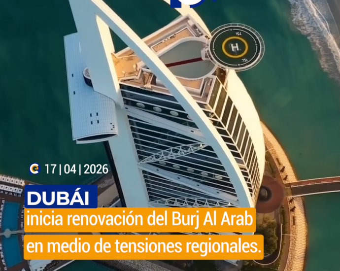 Burj Al Arab de Dubái cierra por una restauración histórica tras 27 años