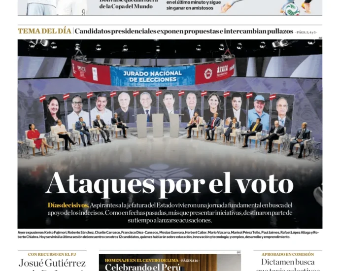 Inestabilidad política y ajustes económicos sacuden las principales portadas de Sudamérica