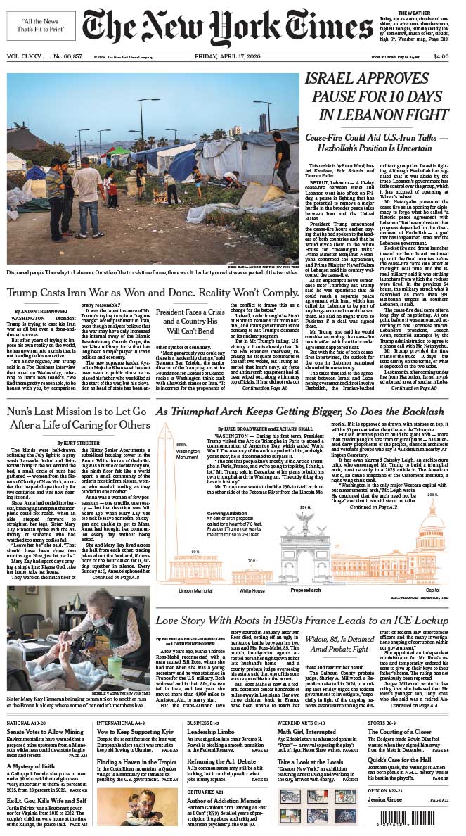 Israel y Líbano acuerdan tregua de diez días bajo mediación estadounidense