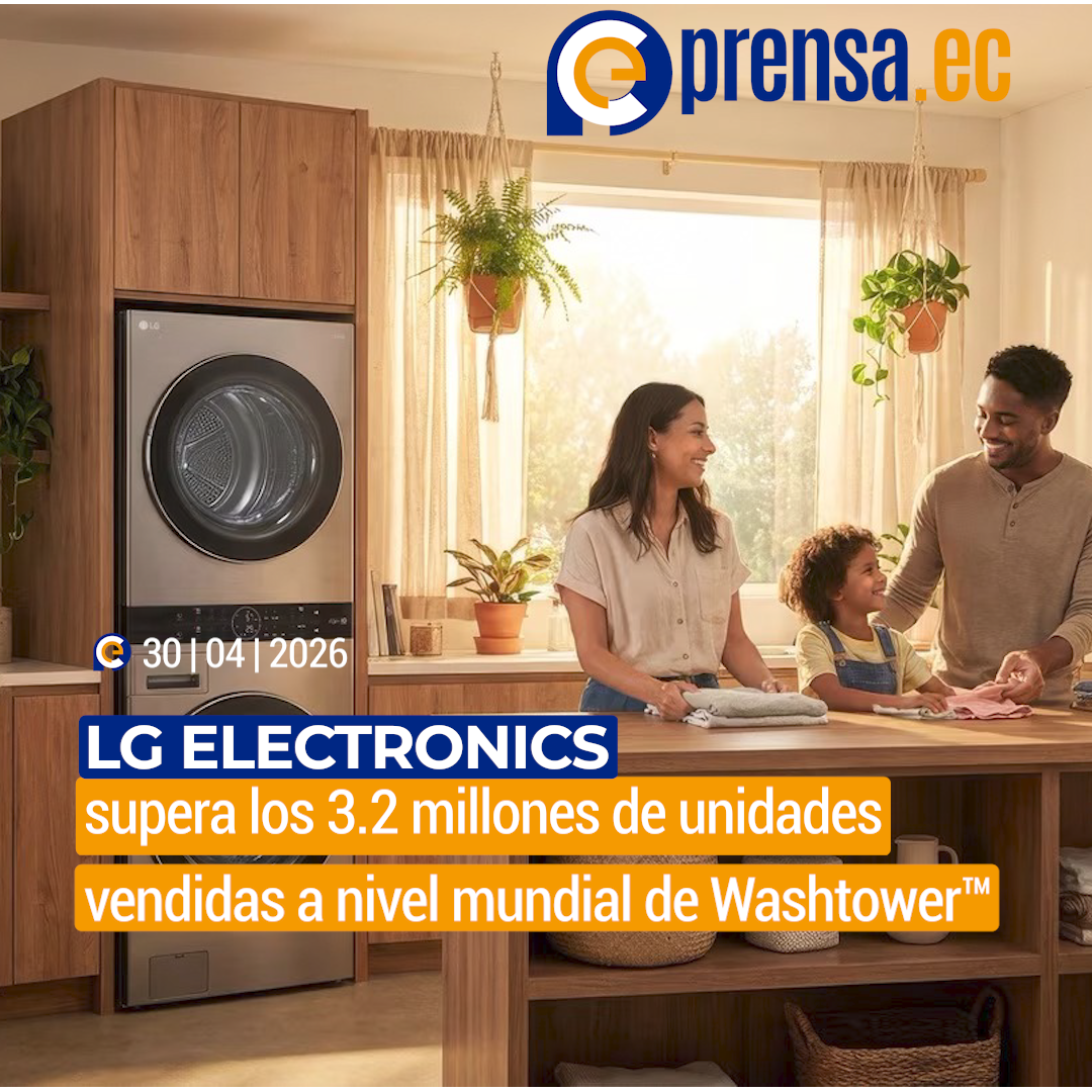 LG Electronics supera los 3.2 millones de unidades vendidas a nivel mundial de Washtower™