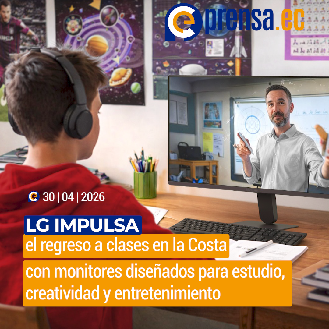 LG impulsa el regreso a clases en la Costa con monitores diseñados para estudio, creatividad y entretenimiento