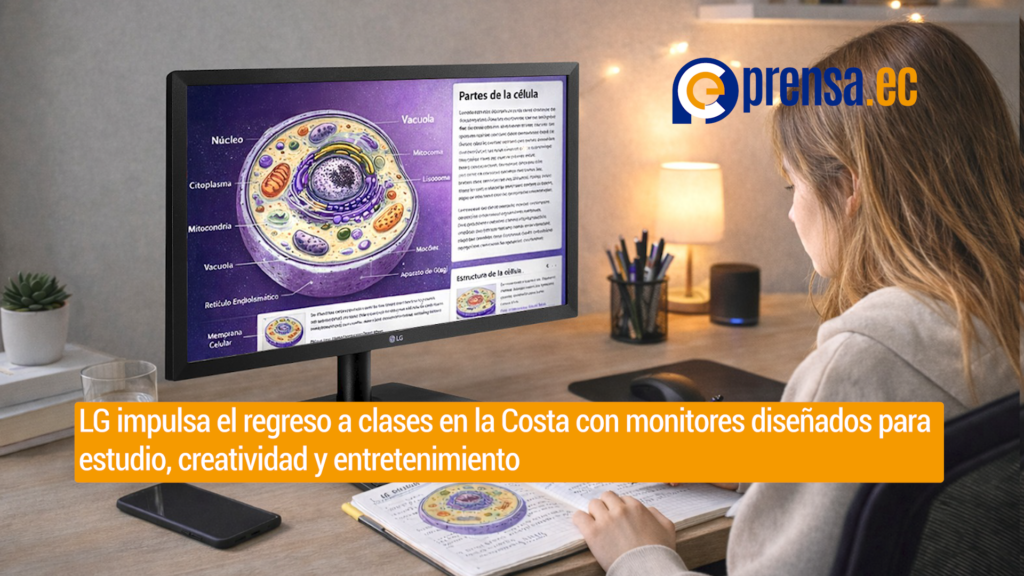LG impulsa el regreso a clases en la Costa con monitores diseñados para estudio, creatividad y entretenimiento
