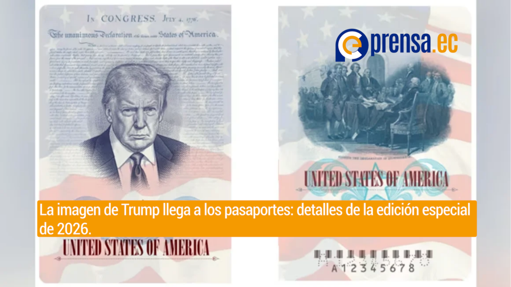 Donald Trump incluirá su retrato en los pasaportes estadounidenses