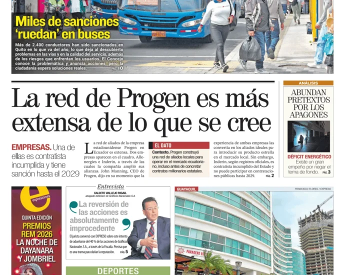 Seguridad y energía: Ecuador enfrenta retos estructurales en una jornada decisiva