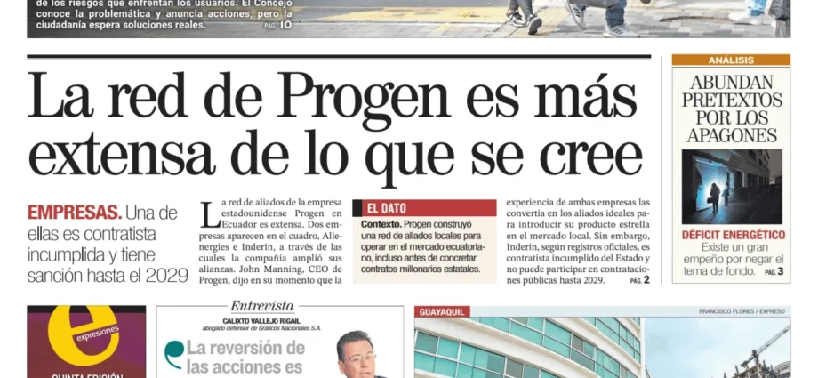 Seguridad y energía: Ecuador enfrenta retos estructurales en una jornada decisiva