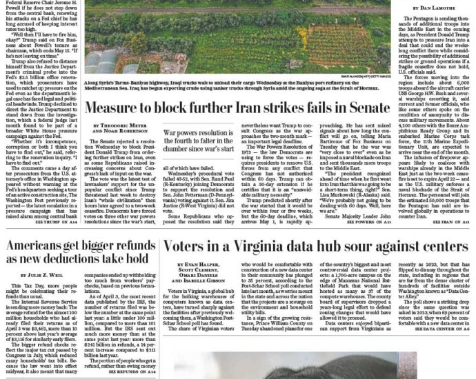 Tensión institucional y militar marca la agenda política en Estados Unidos