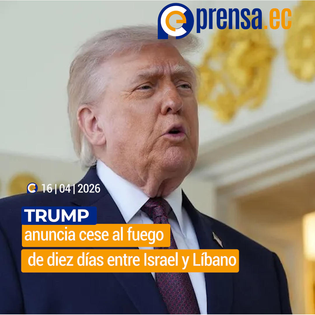 Israel y Líbano acuerdan tregua de diez días tras mediación de Trump