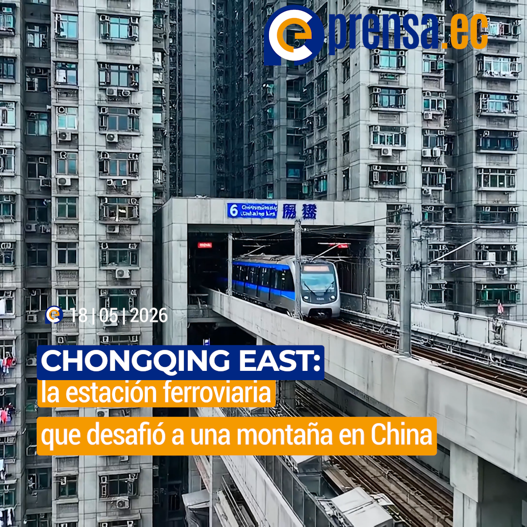 China inaugura la estación de tren más grande del mundo en Chongqing
