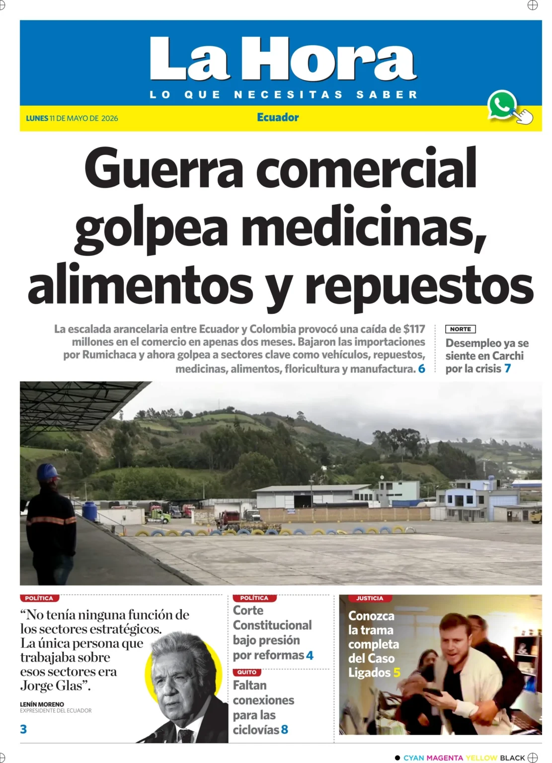 Crisis comercial con Colombia y estancamiento social marcan la agenda nacional