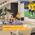 La sede perfecta para vivir la fiesta del fútbol está en casa con el mejor equipo LG