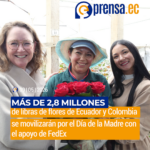 Más de 2,8 millones de libras de flores de Ecuador y Colombia se movilizarán por el Día de la Madre con el apoyo de FedEx  