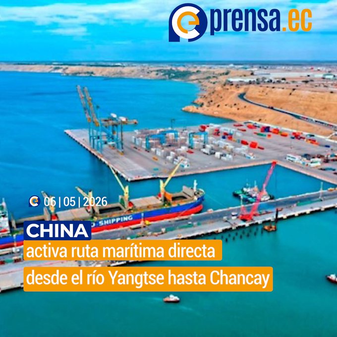 Nueva ruta marítima conecta puerto de Nanjing y puerto de Chancay