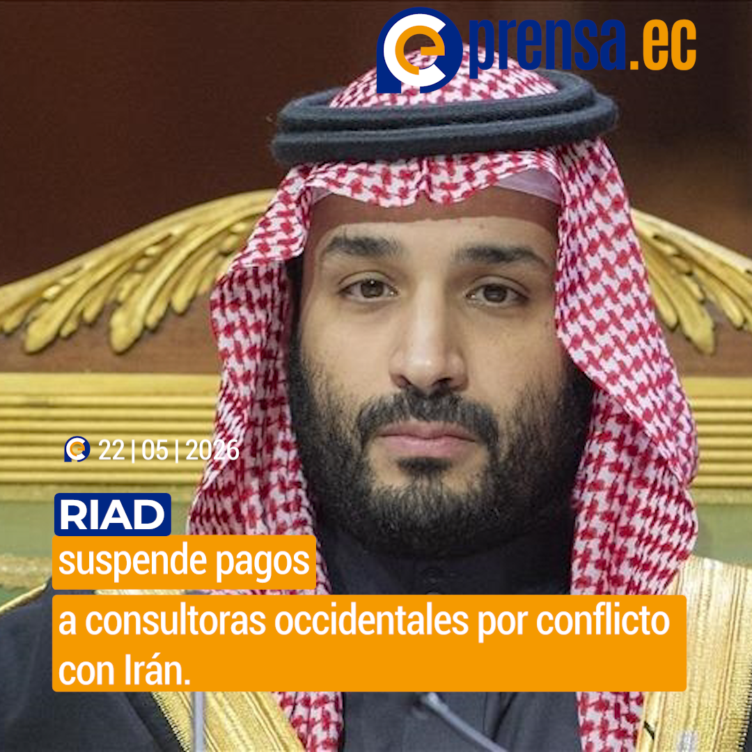 Riad suspende pagos a consultoras occidentales por conflicto con Irán.