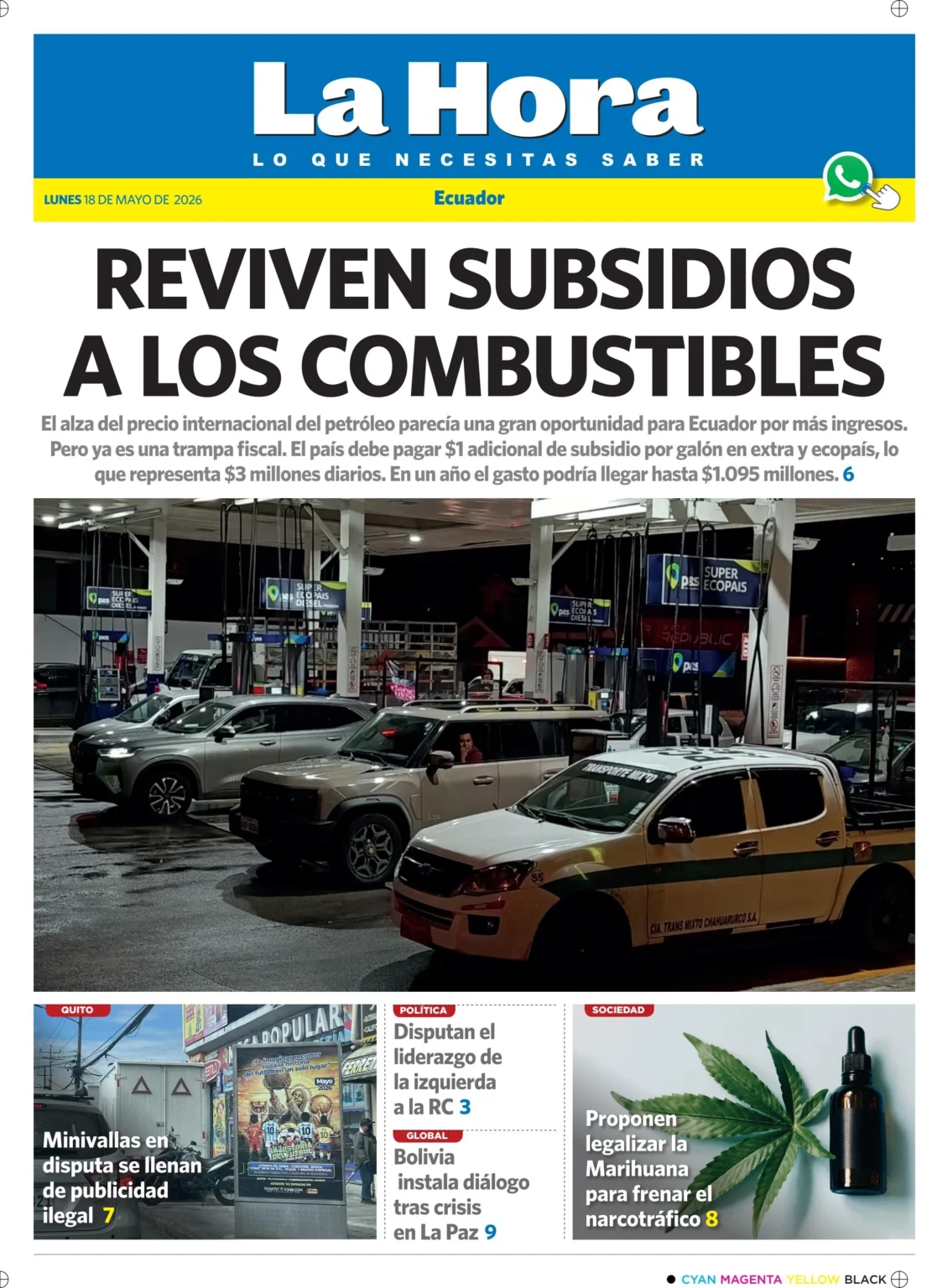 Subsidios a los combustibles generan fuerte presión fiscal en Ecuador