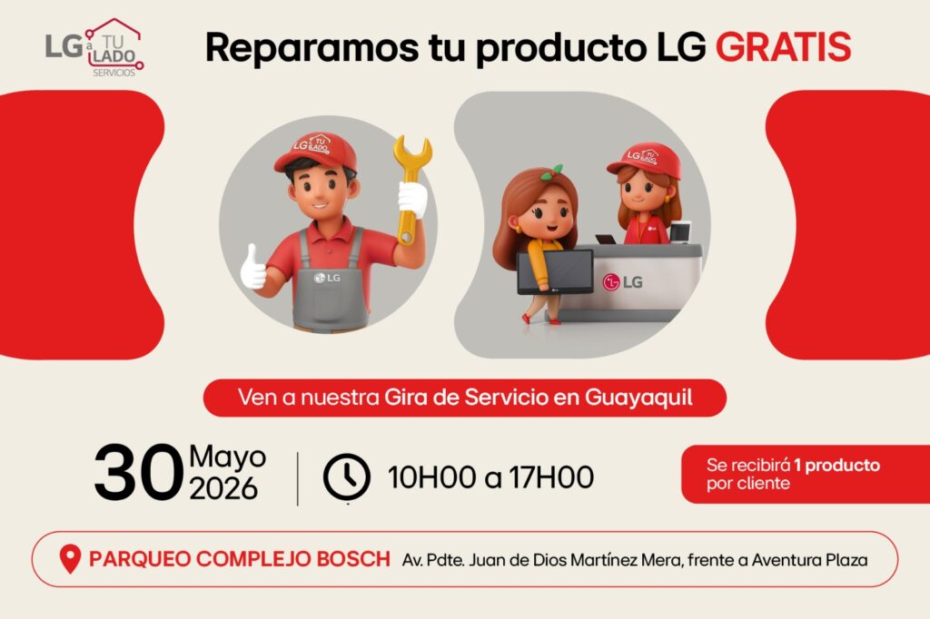 ¡Empieza la Gran Gira de Servicio 2026 de LG Electronics!